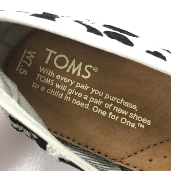 TOMS Shoes Sequin Leopard Cheetah Animal Print - Picture 8 of 8